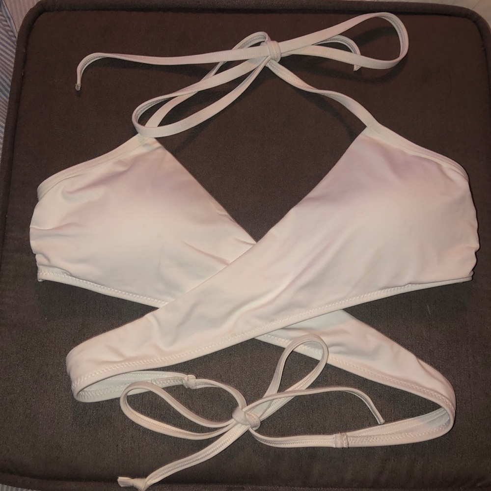 Abercrombie and Fitch White Wrap Around Bikini